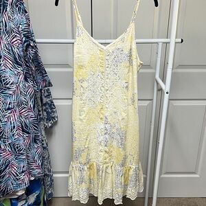 Rachel Zoe Yellow and Gray Cotton‎ Top